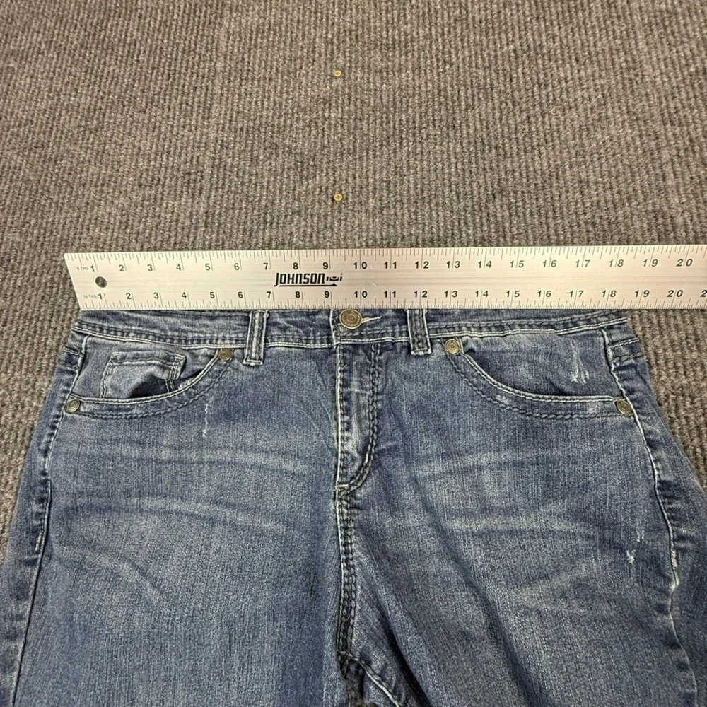 Nine West Vintage America Collection Shine Premium Bootcut Blue Jeans 16R/33